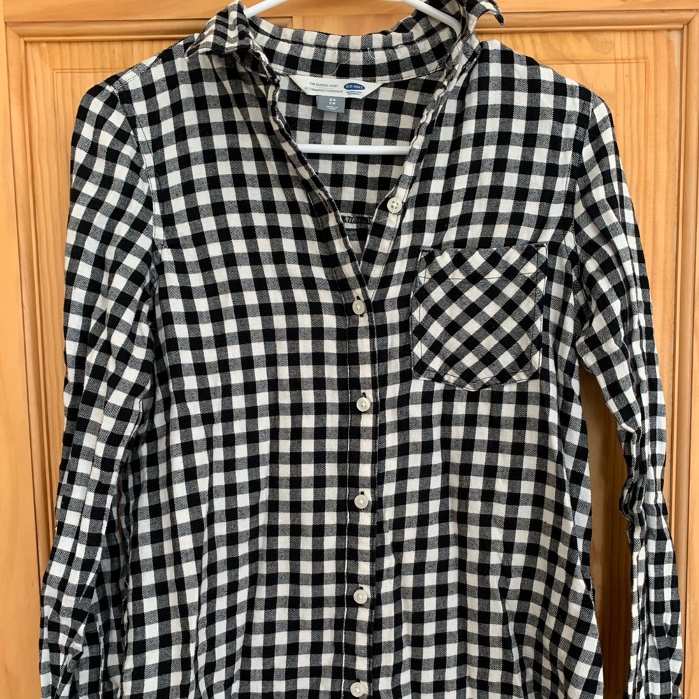 Black and white flannel